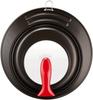 Pearl Metal Rosso Black Stand Pan Cover with Silicone Processed Window for 24~28cm PHB-2637