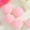 6pcs 6cm Flocked Christmas Ball Pendant Shatterproof Merry Christmas Decor  Hotel Mall