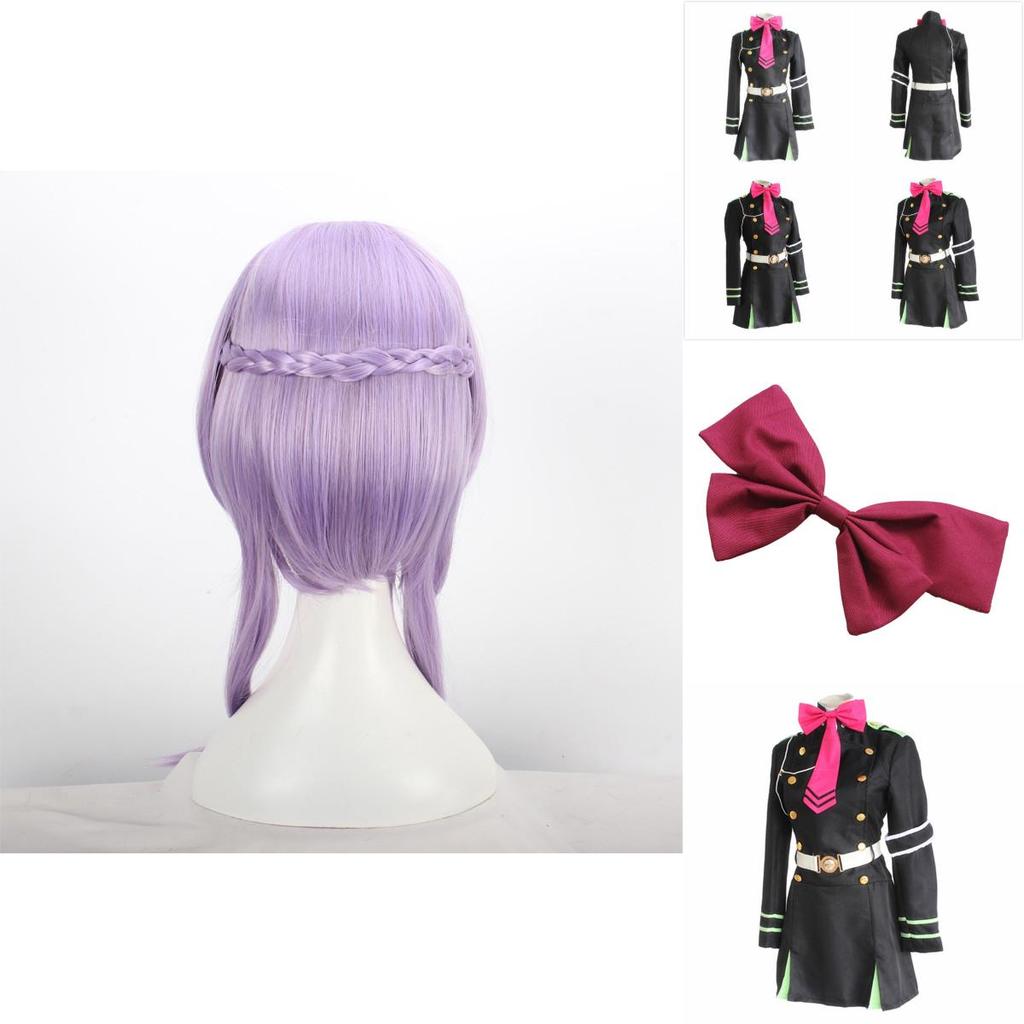 Premium Quality Seraph Of The End Shinoa Hragi Cosplay Costume Dress With Comfortable Fit