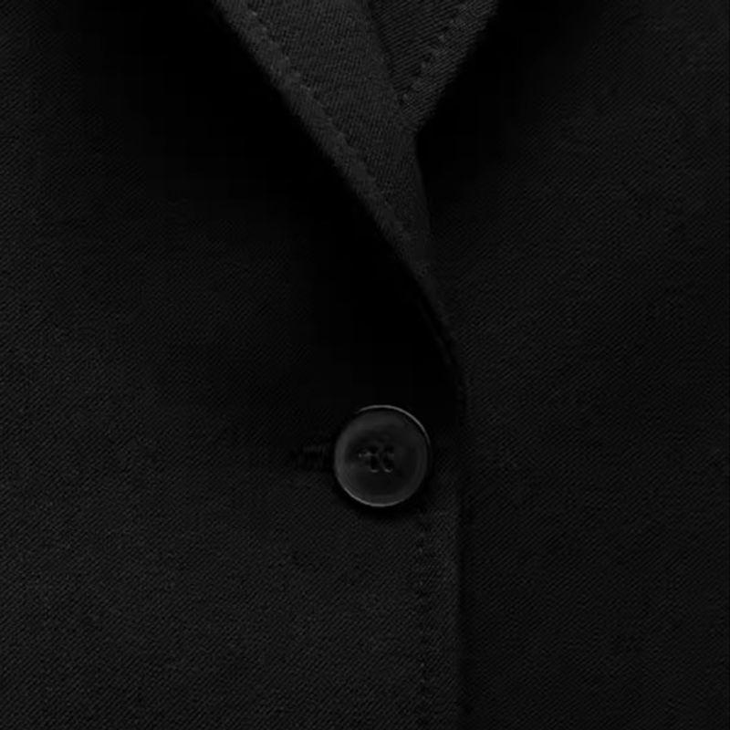 Spring New Women's Clothing Waist-Tight Thin Band Padded Shoulder Silm Suit Outwear 8805707 8805797