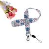 Small Fresh Leaves Neck Strap Lanyards for keys ID Card Gym Mobile Phone Straps USB badge Holder DIY Phone Hang Rope Lanyard