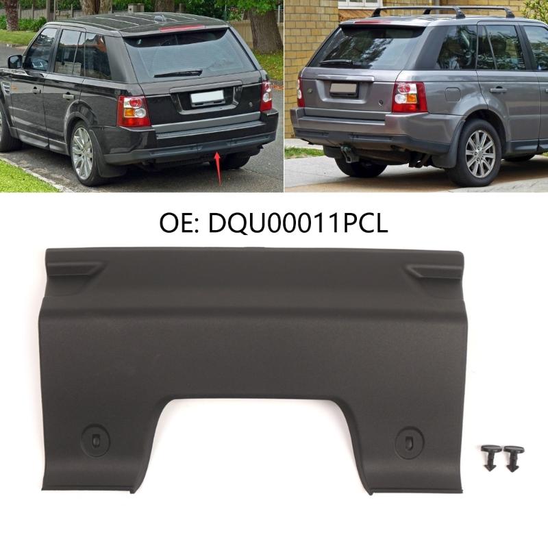Recycled Plastic Tow Cover Accuracy Fit Rear Bumper Protection Tow Hook Protector Simple Installs for DQU000011PCL