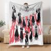 Customiz Name Personality Byakuya Kuchiki (2) Blanket Soft &Warm Sofa Office Bed Travel Lunch Break Blanket, Gift Suitable for All Seasons