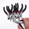Handmade Mini Jewelry Pliers Set: Needle Nose, Diagonal Nose, Round Nose Pliers for DIY and Jewelry Accessories.