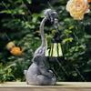 New Solar Lighting Fixtures, Courtyard and Garden Decorative Ornaments, Elephant Handicraft Lights for Lawn and Balcony