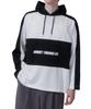 WEGO Long Sleeve Dolman Hooded Casual and Simple Perfect for Fall and Perfect As a Size White Men's T-Shirt, Design, Winter, Gift, L,