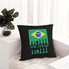 Brazilian Jiu Jitsu Flag Jiu Jitsu Chess Square Pillowcase Cushion Cover Pillow Case Throw Pillow Cover for Home Sofa
