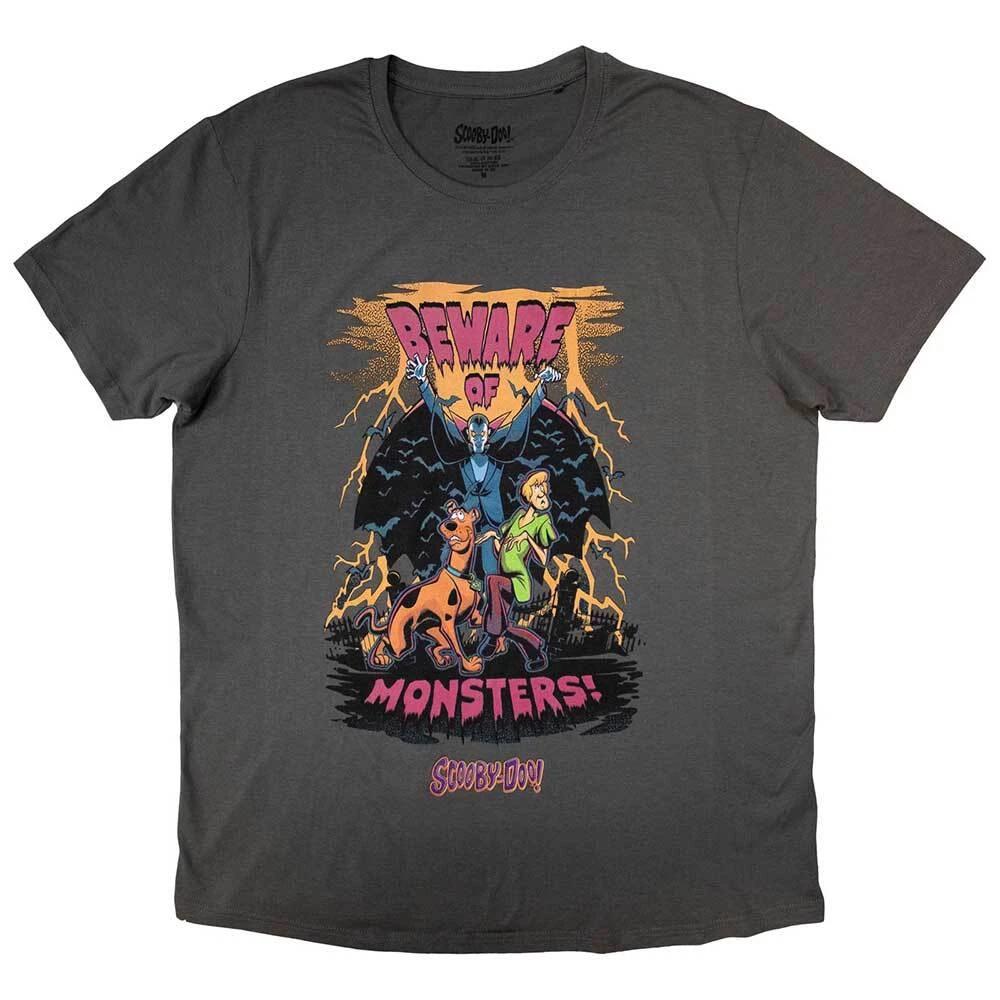 Scooby Doo Unisex T-Shirt: Beware Of Monsters (X-Large) 4XL
