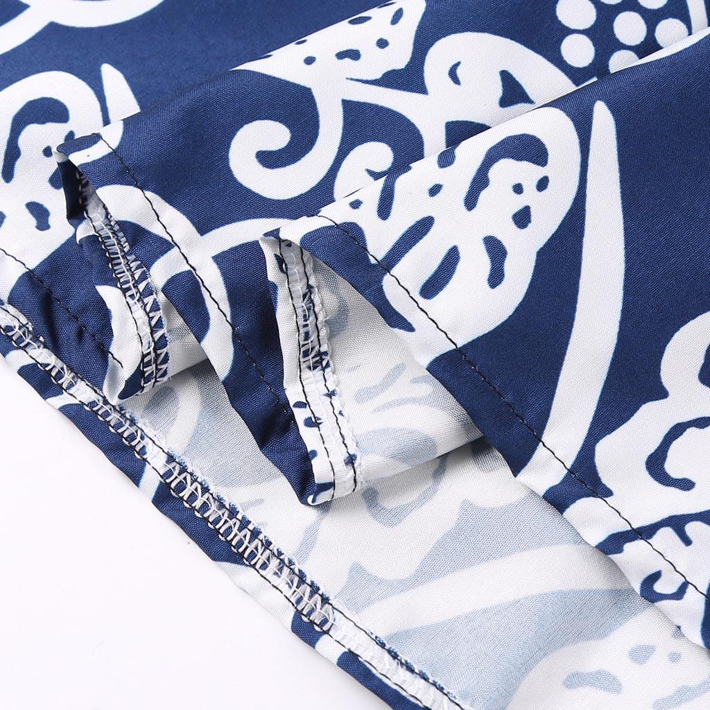 Women Plus Size Print Daily Casual Sleeveless Vintage Bohemian V Neck Maxi Dress