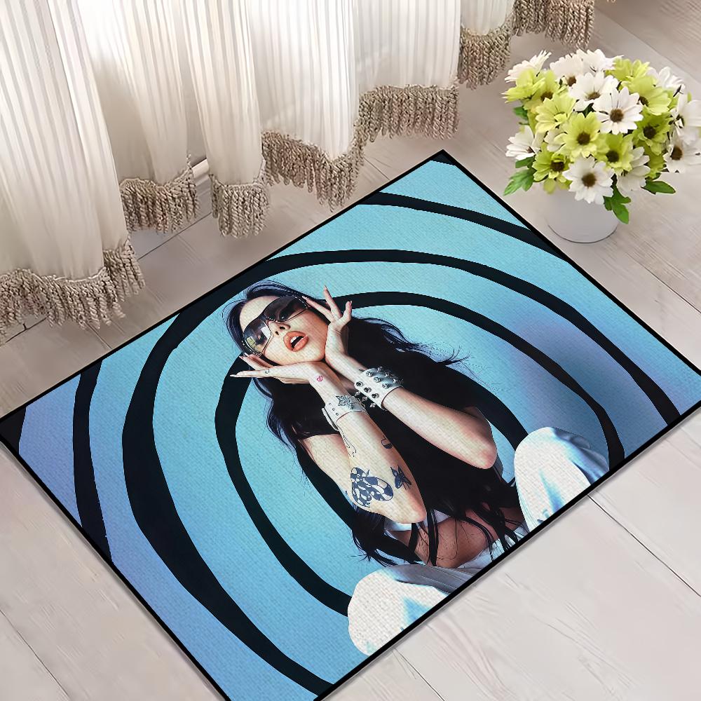 Tappeto da comodino Singer per la casa Tappetino da bagno Tappeto per corridoio Balcone Tappeto per ingresso Sento tutto m-Maggie Lindemann Zerbino hogar Decor