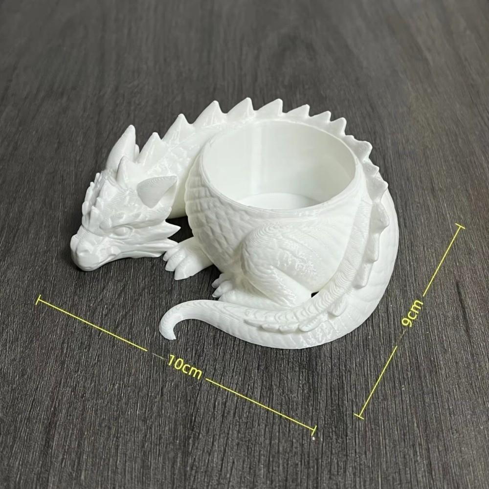 Resin Sleeping Dragon Planter Handcrafted Texture Planter Pot Creative Succulent Pot  Gift