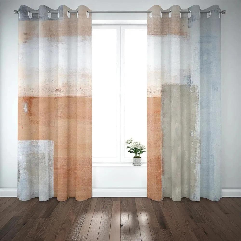 MulticolorGraffiti Art High Shading Curtain Luxury Curtains for Living Room Bedroom Shading Thick Blackout Window Drapes 2Pcs