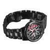Car Wheel Watch Japanese Quartz Movement 30M Waterproof Rotating Racing Car Inspired Wrist Watch