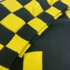 Louis Vuitton Apparel Checkerboard Knit Long Sleeve Sweater Yellow X Black