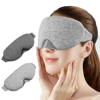Masque de sommeil 3D profilé pour les yeux, cache-yeux concave moulé pour la nuit, bloquant la lumière, avec cache-œil pour femmes et hommes
