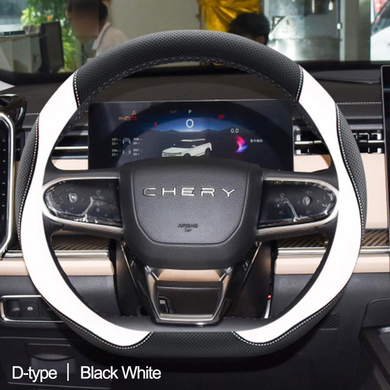 

Car Auto Steering Wheel Cover Wrap for Chery Tiggo 8 7 Pro Tiggo 7Plus 8Plus D O Type Braid On Steering-Wheel