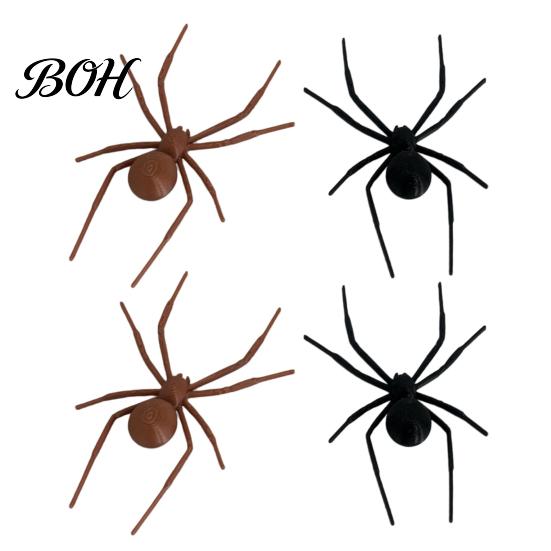 Garage Door Magnets 2/4/8Pcs 3D Spider Refrigerator Magnet, Lifelike Decorative Magnet for Metal Surface Spiders Surfaces, Creepy Magnetic Decor