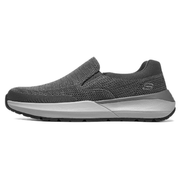 Skechers Men Gray Low Top Casual Shoes Versatile Comfortable Cushioning Durable 210674-CHAR 42