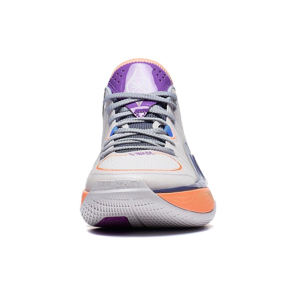 Li-Ning Wade Shadow 5 Heat Men Sneakers Cream Sand-White Purple ABPT053-6