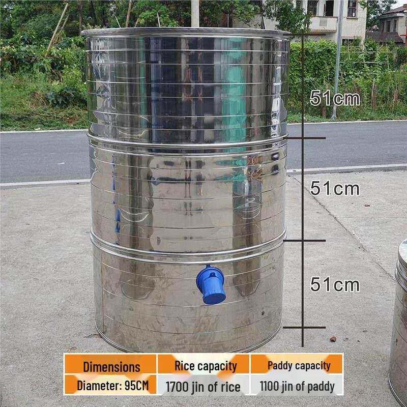 Stainless Steel Grain Storage Bin