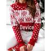 Women's Red Knitted Sweater Pullover - New Lazy Style Autumn/Winter Fashion for Christmas and New Year.