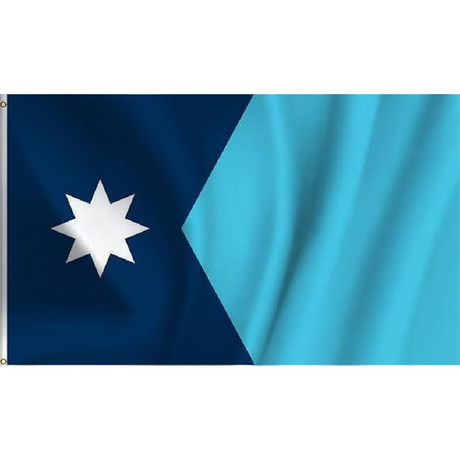 

Nacilerto New Minnesota State Flag 2x3FT-Vivid Colors,Double Stitched-Polyester,New MN Flags with 2 Brass Grommets. (2x3ft) 2x3ft