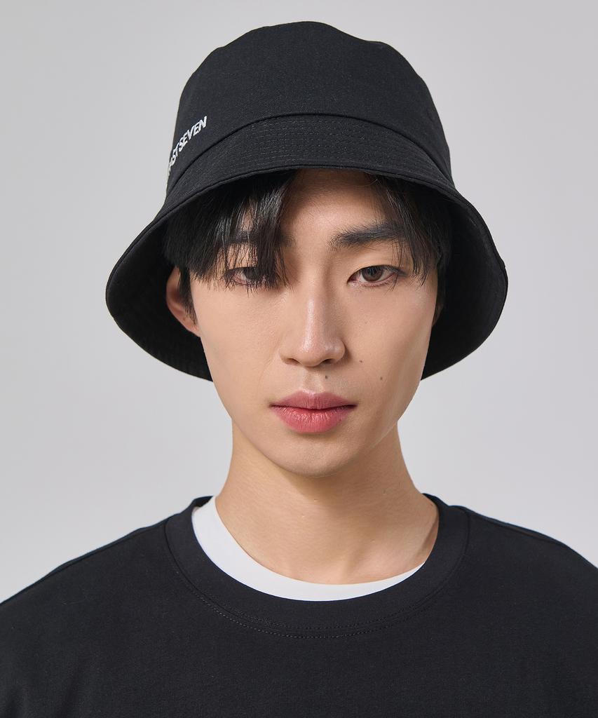 TEN PAST SEVEN Logo Bucket Hat - Black