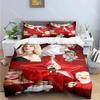 3PCS Europe Star Group K-k4os Bedding Set Single Twin Full King Size Musical Genius Bed Linen Adults Teens Bedroom Gift