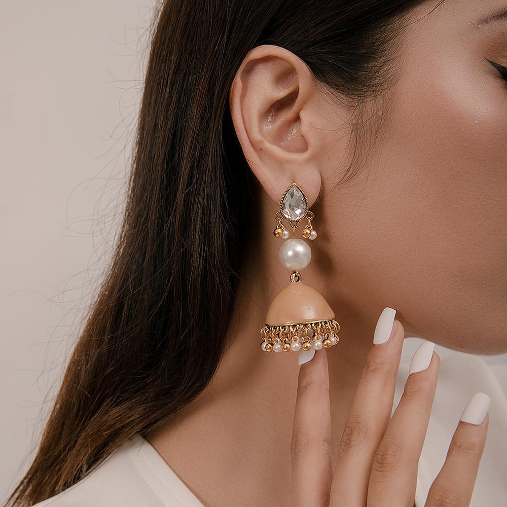 Bohemian Metal Geometric Fringe Earrings For Women Summer 2023
