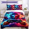 3pcs Duvet Cover Set (1*Duvet Cover + 2*Pillowcase, Without Core), Game On Print Soft All‑Season Bedding Set, Home Bedroom Decor Gift