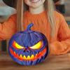Halloween Pumpkin , Non-Deformable Glowing Pumpkin Ornaments, Scary Pumpkin Heads