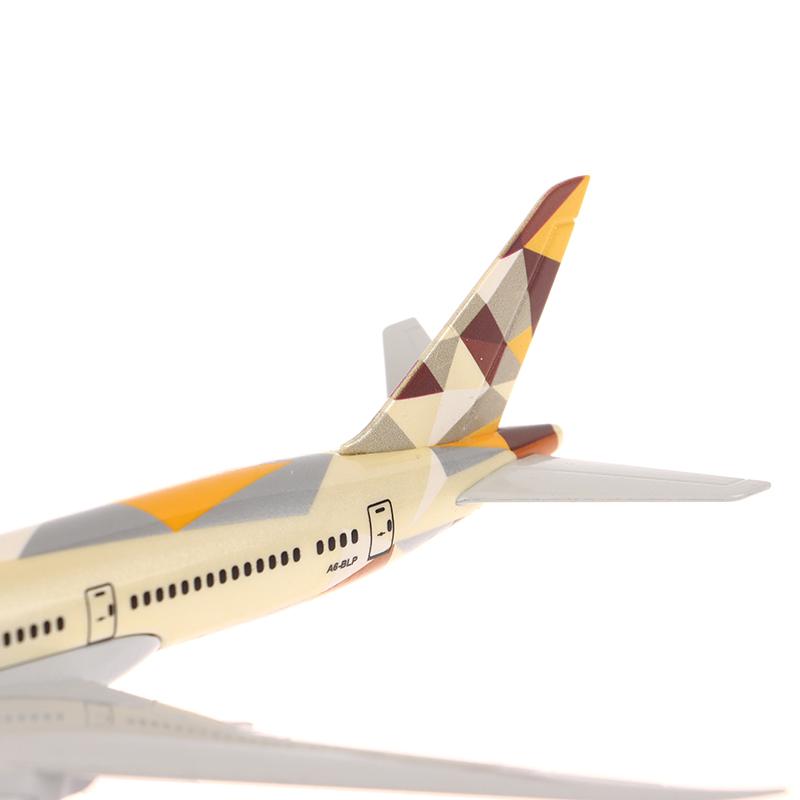 16Cm Boeing Etihad 787 Alloy Airplane Plane Model Toy Diecast Airplane Model For Gift Collection Kids Desk Accessorie
