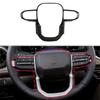 Carbon Fiber Look Steering Wheel Trim Cover Decor Molded For Chevrolet Colorado 2023+