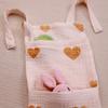 Breathable Infant Bed Hanging Storage Bag Large Compartment 2-Pocket Organsier Case for Baby Supplies and Accessories