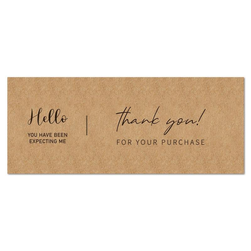 50 Pcs Thank You Decoration Stickers Seal Labels Small Business Commodity Packaging Sealing Stickers Personalized Package Label