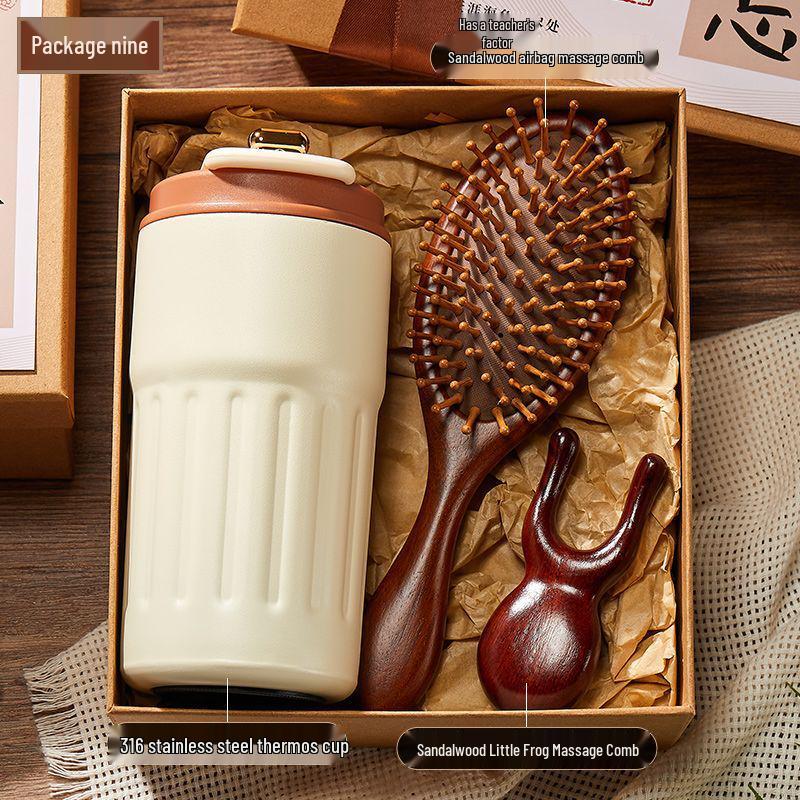 Practical Thermos Cup Gift Box for Male and Female Kindergarten Teachers - Teacher's Day Souvenir