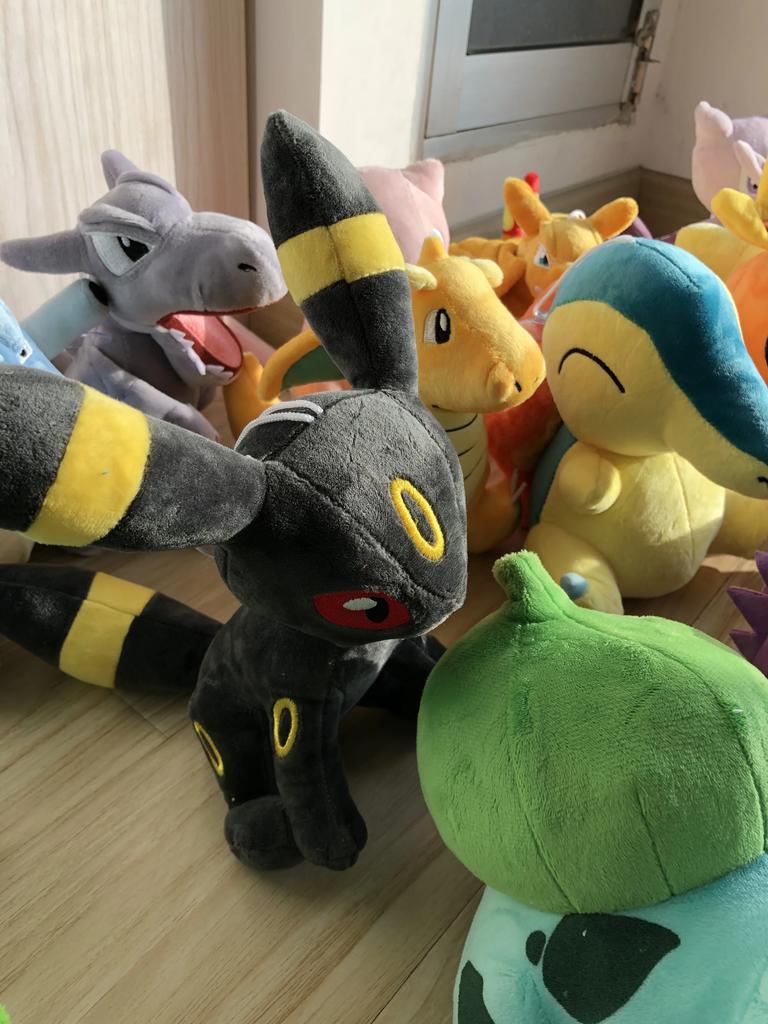 POKEMON Pikachu Peluche Plush Toy Gengar Eevee Charizard Chikorita Blastoise Plush Doll Soft Cartoon Piplup Toys for Kids Gift