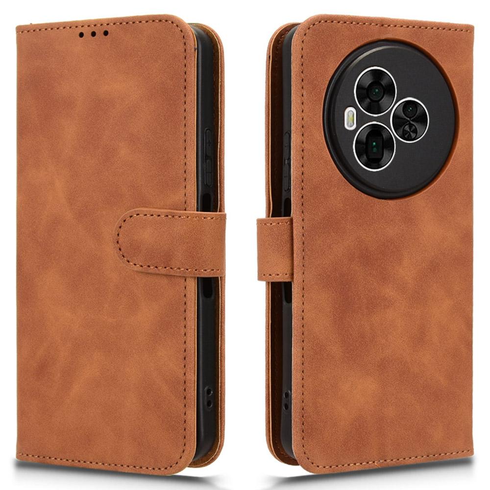 For TCL NxtPaper 60 Ultra 5G Leather Case Skin Feel Anti Drop Wallet Flip Phone Cover
