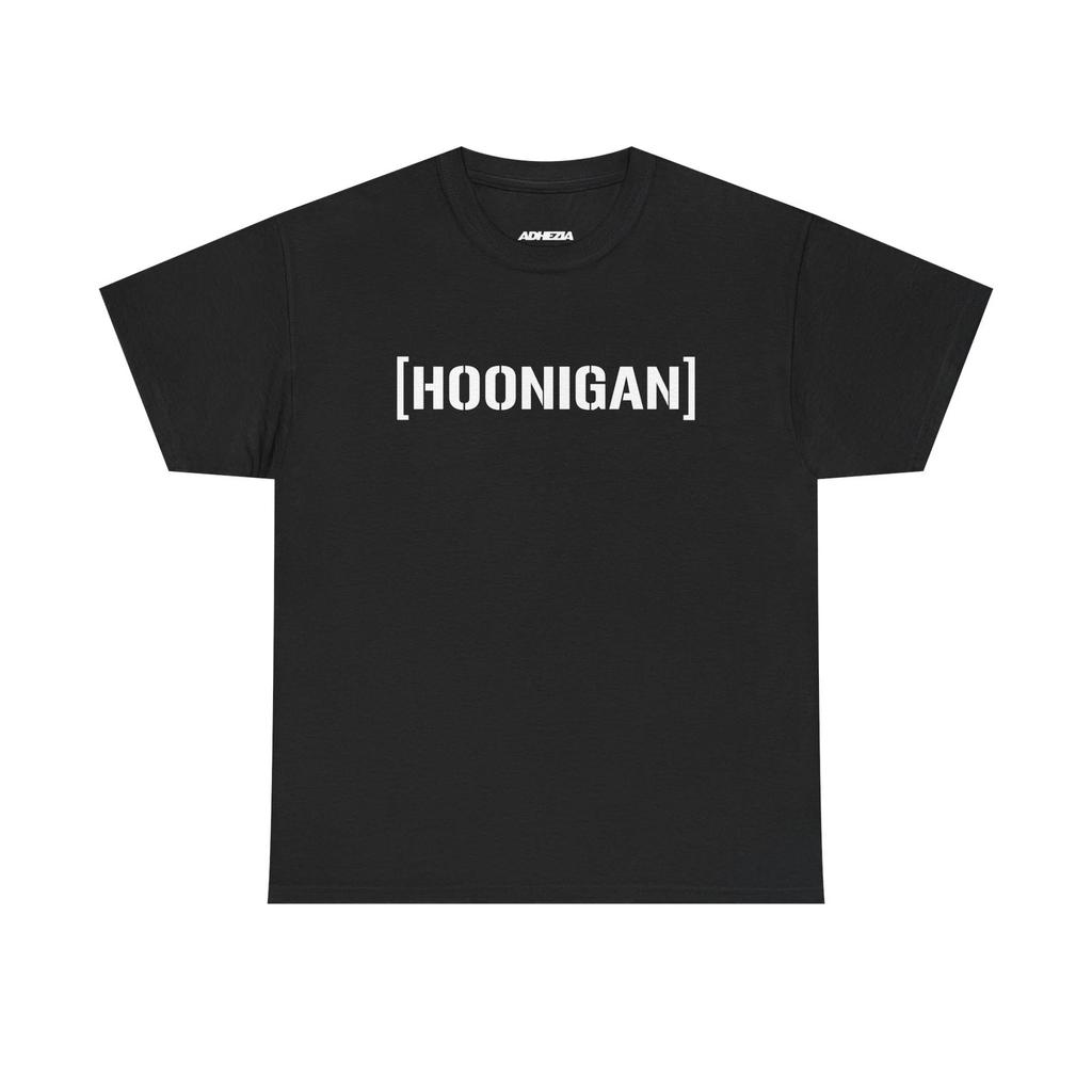 Hoonigan Unisex Heavy Cotton Tee – Funny Casual Graphic Shirt for Everyday Style