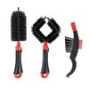 3pack Bike Scrubbers Quick Washing Brush Large Brush Chain Washer Small Brush for Maintenances Professional