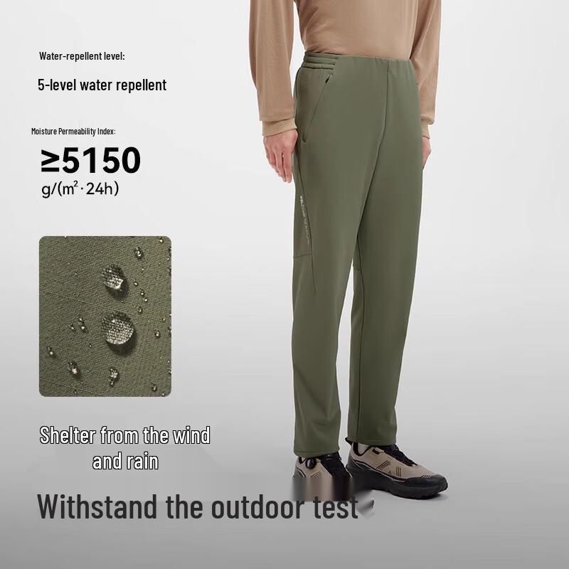 Pelliot Men s P-Series Outdoor Softshell Fleece-Lined Pants M