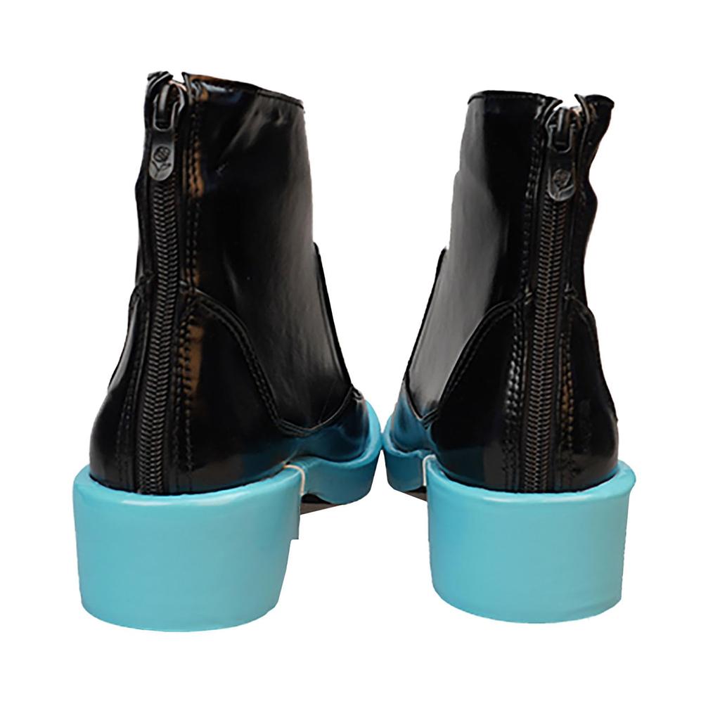Hatsune Miku Cosplay Halloween VOCALOID Úvodní kostým s parukou [mléčný čas] (Boty, 24cm)