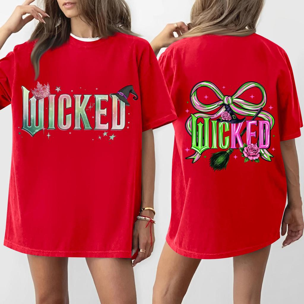 Women's Casual Fashion Round Neck Printed Short Sleeve T-Shirt Top
