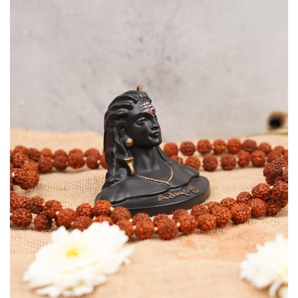 Adiyogi Shiva Murti Decorative Showpiece for Home Decor| Adiyogi Shiv Mahadev Idol for Car Dashboard Home Temple