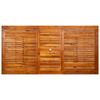5 Piece Outdoor Dining Set Natural Solid Acacia Wood