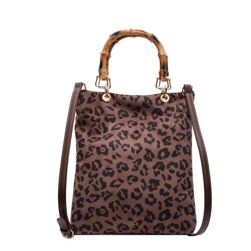 Stylish Vintage Leopard Print Tote Bag For Women With Versatile Design For Daily Use