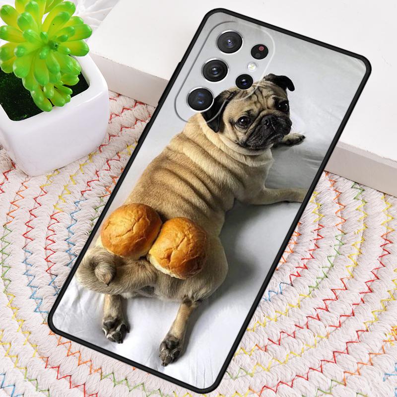 Angel Pug Phone Case for Samsung Galaxy Note 10 Pro S26 Ultra S23 S24 FE S25 S21 S22 PLUS Shockproof Cove