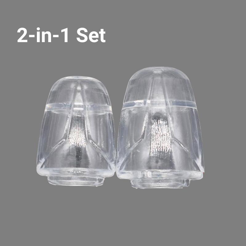 2pcs Bold Penis Sleeves Lasting Glans Extender Condom Delay Cock Ring Sheath Sex Toys for Man