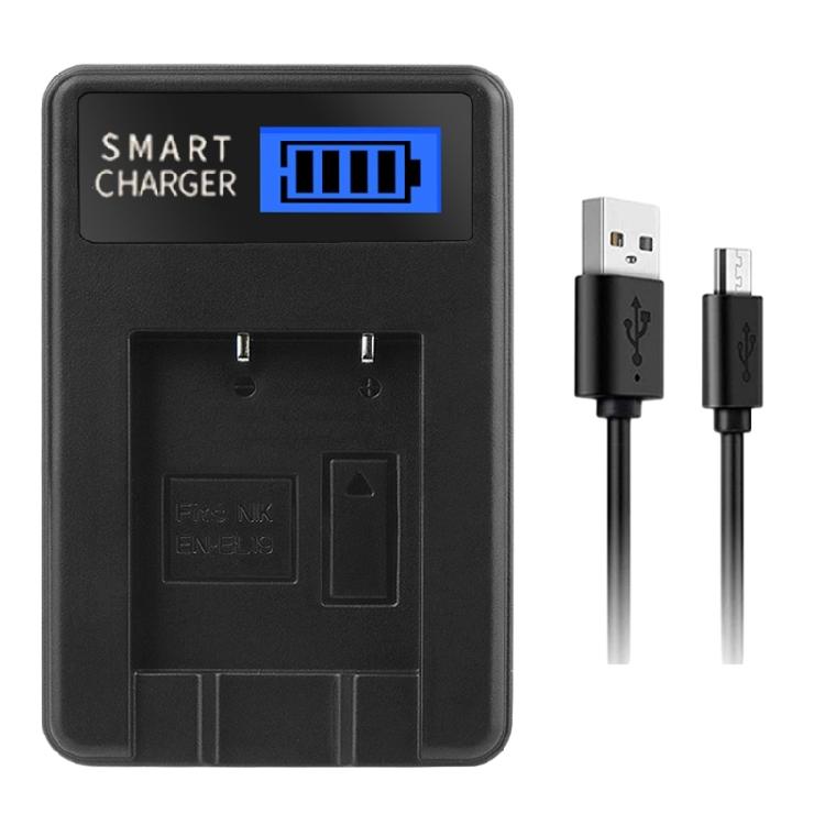 

EN-EL19 Camera Battery Charger with LCD Screen for S4150 S4200 S4300 1