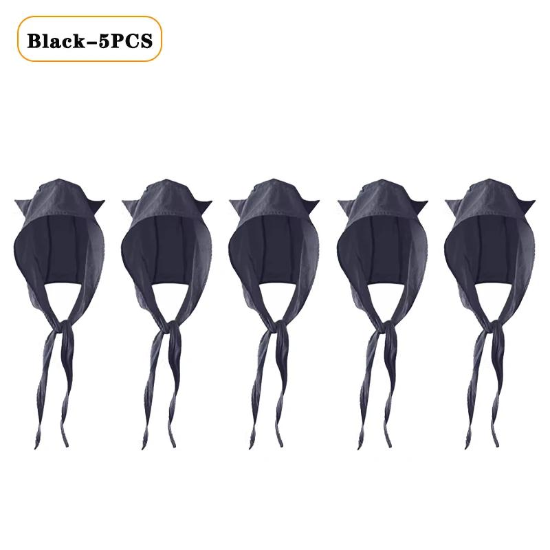 1-10PCS Summer Quick Dry UV Protection Sun Visor Hat for Women with Devil Horns Strap Cat Ear Slimming Outdoor Hiking Beach Cap